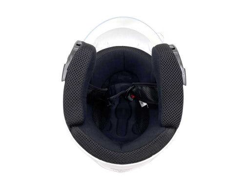Open Face MMG Helmet. Model Crux. Color: Shiny White. *DOT APPROVED*