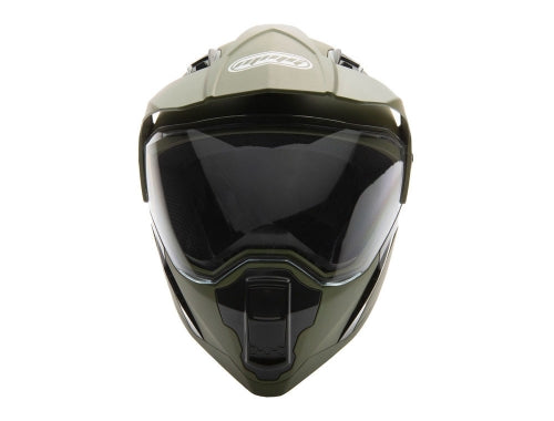 Full Face MMG Helmet. Model Storm. Color: Matte Green. *DOT APPROVED*
