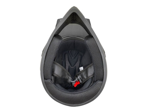 OFF Road MMG Helmet. Model 30. Color: Shiny Black. *DOT APPROVED* *FREE GOGGLES INCLUDED*