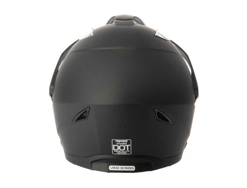 Full Face MMG Helmet. Model Storm. Color: Matte Black. *DOT APPROVED*