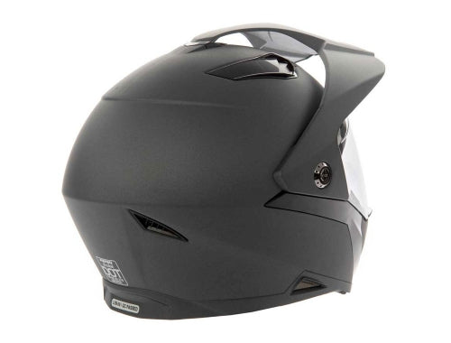 Full Face MMG Helmet. Model Storm. Color: Matte Grey. *DOT APPROVED*
