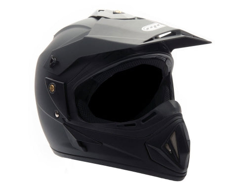 OFF Road MMG Helmet. Model 30. Color: Matte Black. *DOT APPROVED* *FREE GOGGLES INCLUDED*