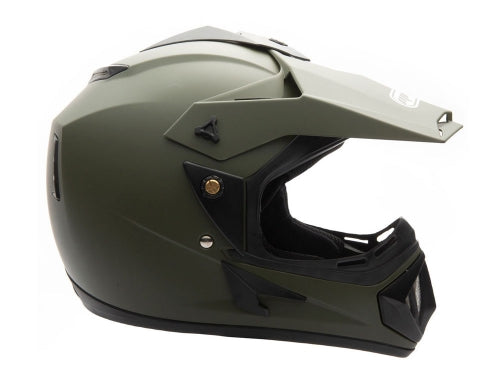 OFF Road MMG Helmet. Model 30. Color: Matte Green. *DOT APPROVED* *FREE GOGGLES INCLUDED*