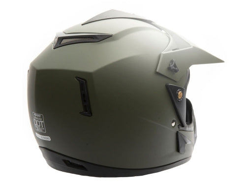 OFF Road MMG Helmet. Model 30. Color: Matte Green. *DOT APPROVED* *FREE GOGGLES INCLUDED*