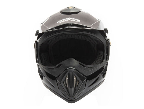 OFF Road MMG Helmet. Model 30. Color: Shiny Black. *DOT APPROVED* *FREE GOGGLES INCLUDED*