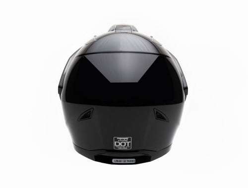Full Face MMG Helmet. Model Storm. Color: Shiny Black. *DOT APPROVED*