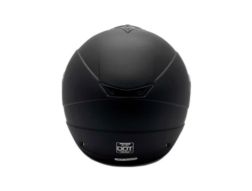 Full Face MMG Helmet. Model Gliss. Color: Matte Black. *DOT APPROVED*