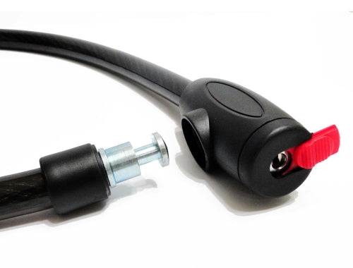 Cable Lock Size: Length 70" x 13/16 diameter.
