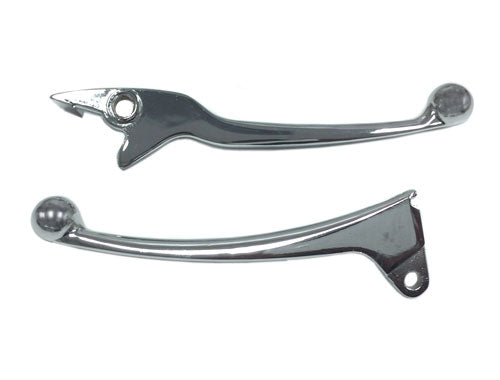 Brake Lever Set MMG for 4 Stroke Chinese Scooters Chrome
